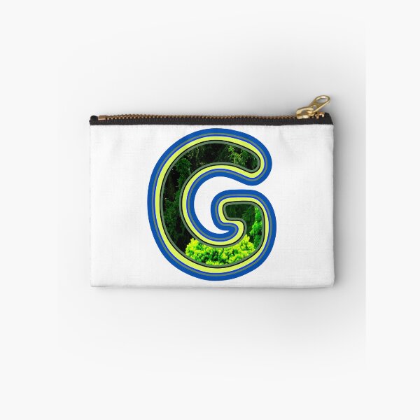 Item preview, Letter G With Evergreen Trees designed and sold by artfulnotebook.