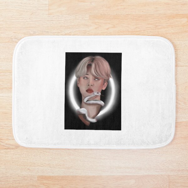 Item preview, Jimin with snake blonde hair light hoop and black background designed and sold by Lauc6.