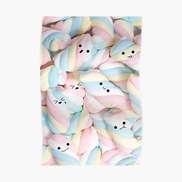 Poster Marshmallow Redbubble