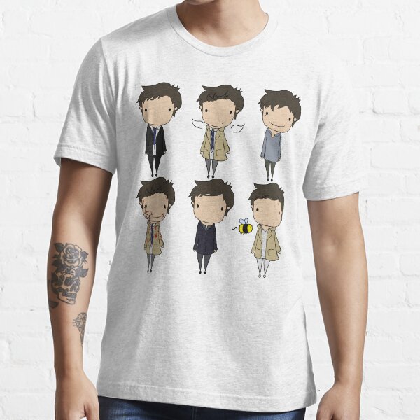 The Many Faces of Castiel Essential T-Shirt