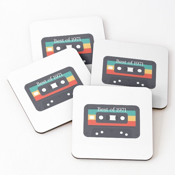 Item preview, Best Of 1971 50st Birthday Gifts Cassette Tape Vintage  designed and sold by schoolarts.