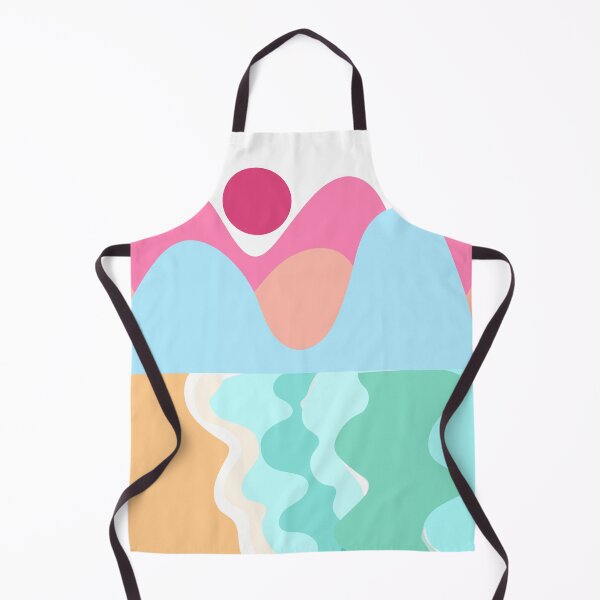 Item preview, Beach Illustration pink and blue tones designed and sold by Gabrielle Freitas.