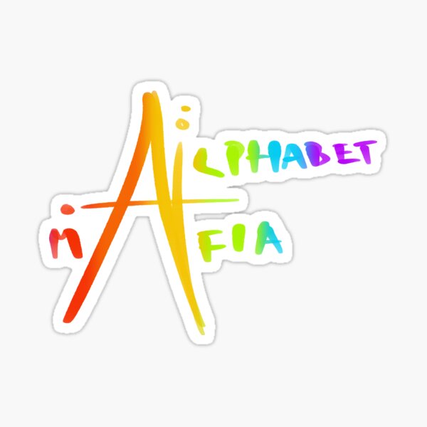 Artikel-Vorschau von Alphabet Mafia Regenbogen (weiß), designt und verkauft von Aesthete-by-R.