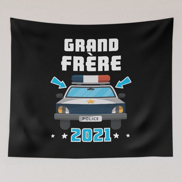 Item preview, Grand Frère Police Blue Light Big Brother 2021 designed and sold by maddinstgt.