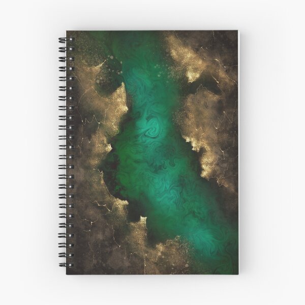 Item preview, A Malachite river flowing throgh a golden texture.  designed and sold by Natalia  Tan.