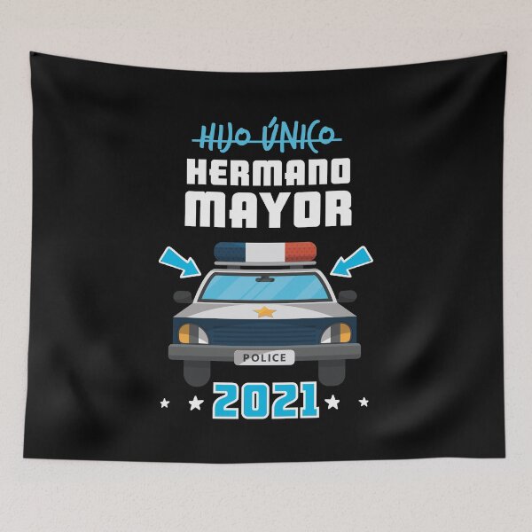 Item preview, Hermano Mayor Police Blue Light Big Brother 2021 designed and sold by maddinstgt.