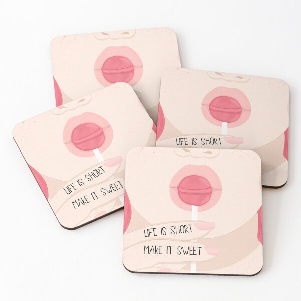 Item preview, Life is Short, Make it Sweet designed and sold by thecutefeminist.