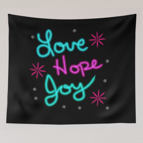 Item preview, Love, hope, and joy designed and sold by Kavie1970.