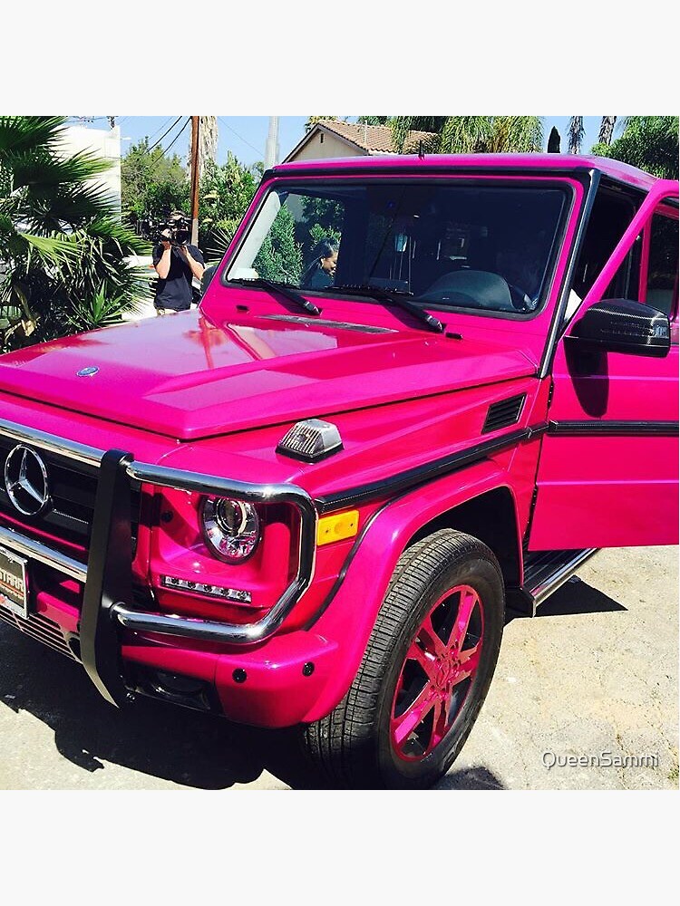 "Pink G Wagon" Sticker for Sale by QueenSammi Redbubble