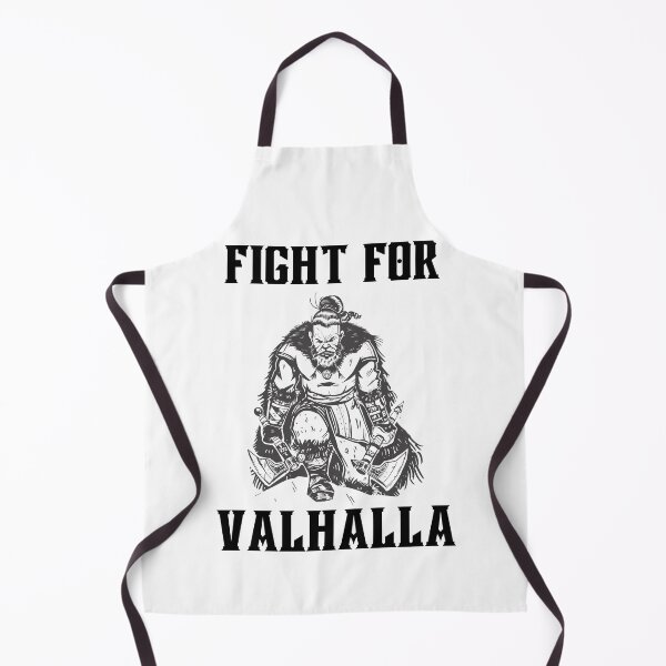 Item preview, Fight for Valhalla Viking Vikings Odin Thor north mythology fighter designed and sold by Bearded-Viking.
