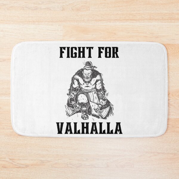 Item preview, Fight for Valhalla Viking Vikings Odin Thor north mythology fighter designed and sold by Bearded-Viking.