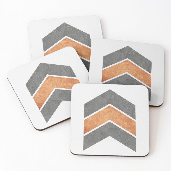 Item preview, Geometric Stone Chevrons 2 designed and sold by AmbienceArt.