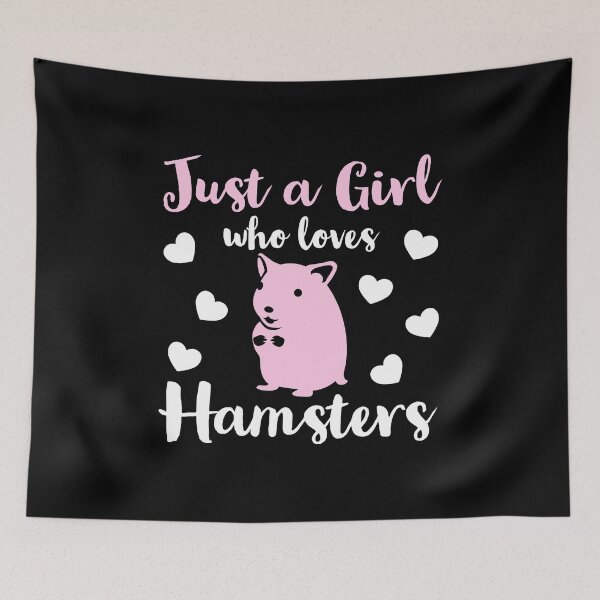 Item preview, Just a Girl Who Loves Hamsters - Hamster Lover designed and sold by AnyKitty.