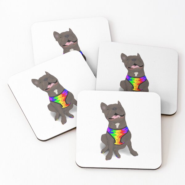 Item preview, Rainbow Frenchie Design designed and sold by KazzasKorner.