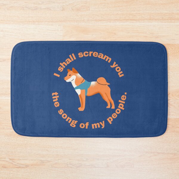 Item preview, Funny Dog Shiba Inu Scream Song designed and sold by MarikaJohnson.