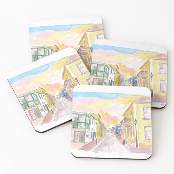 Item preview, St George Bermuda Quiet Street Walk Afternoon designed and sold by artshop77.