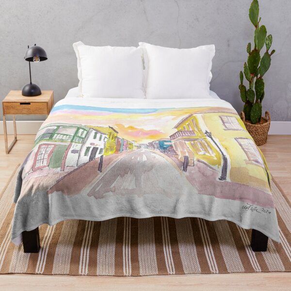 Item preview, St George Bermuda Quiet Street Walk Afternoon designed and sold by artshop77.