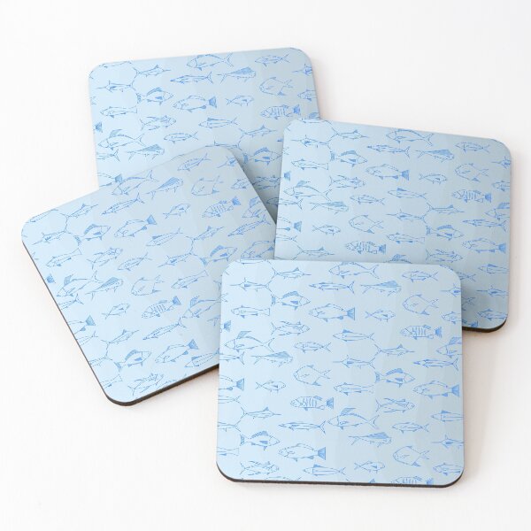 Item preview, Blue fish design designed and sold by LDLove.