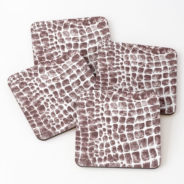 Item preview, CROCODILE PATTERN (brown) designed and sold by JennieCarolina.
