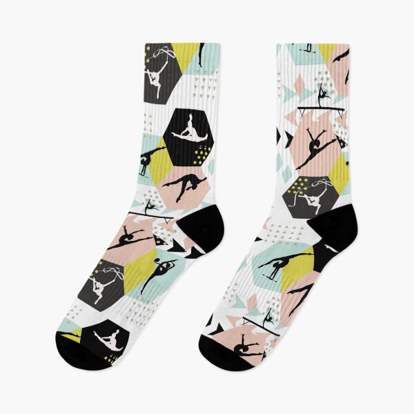 Aperçu de l'œuvre Impression géométrique de gymnastique créée et vendue par Gymnastics Store.