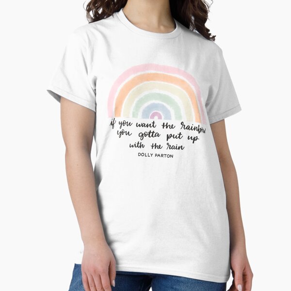 Artikel-Vorschau von Regen und Regenbogen - Dolly Parton Zitat, designt und verkauft von TRB Artly.