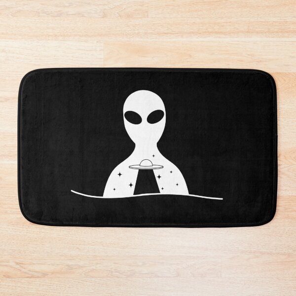 Item preview, Alien watching UFO in space (The Cryptic Collection) designed and sold by MinimalDM.