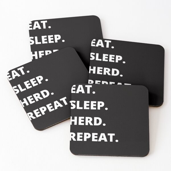 Item preview, EAT. SLEEP. HERD. REPEAT. designed and sold by obinrebel.