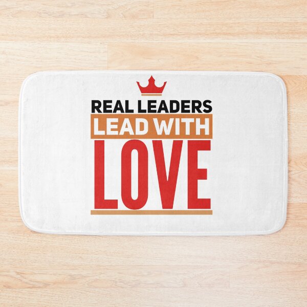 Item preview, Real leaders lead with love v2 designed and sold by mwebba2005.
