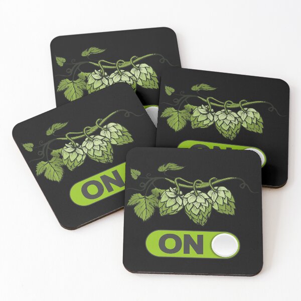 Item preview, Hop on! Bring some hops and let's brew! (on black) designed and sold by Groenendijk.