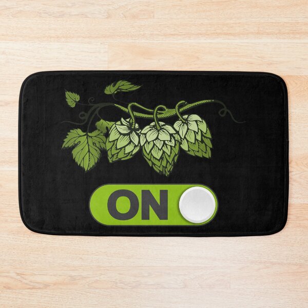 Item preview, Hop on! Bring some hops and let's brew! (on black) designed and sold by Groenendijk.