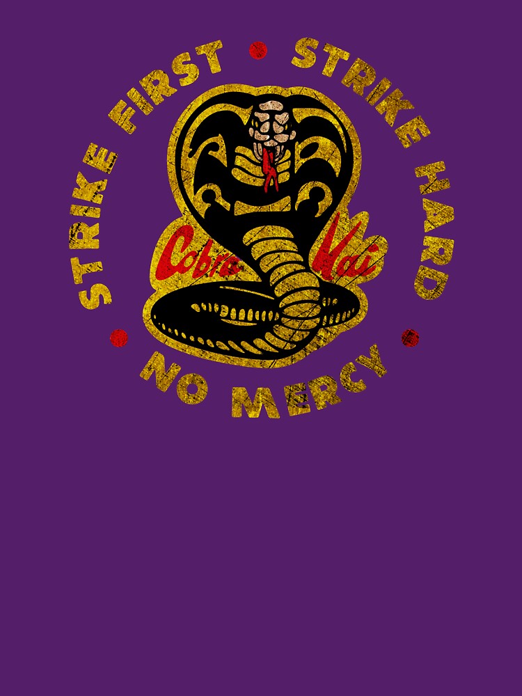 T-shirt Cobra Kai Strike First Strike Hard No - Foto 13