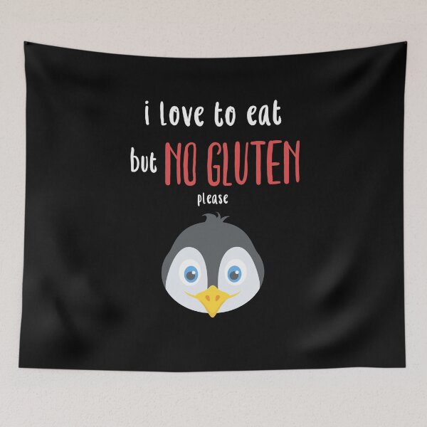Item preview, Wheat Free No Gluten Gluten Free Penguin designed and sold by Zwuck.