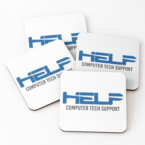 Item preview, Help Computer Tech Support Parody Logo PC IT Information Technology designed and sold by andabelart.