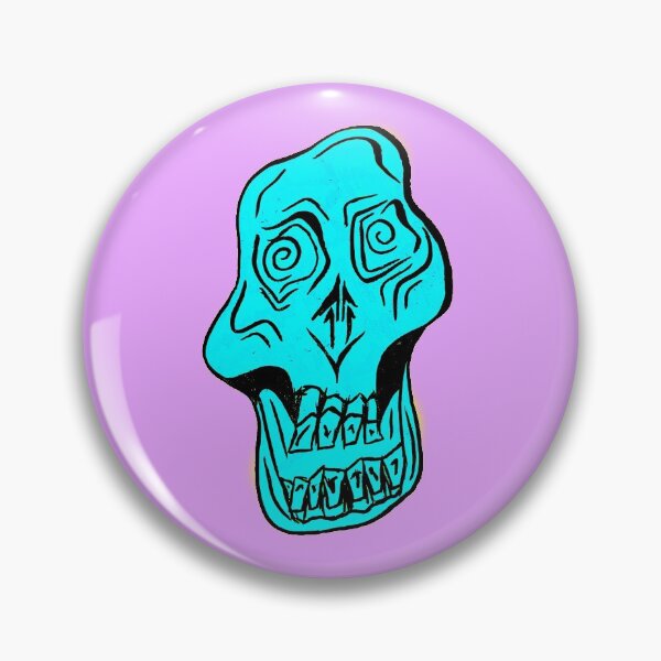 Item preview, Blue Skull Face designed and sold by LadyMayDesigns9.