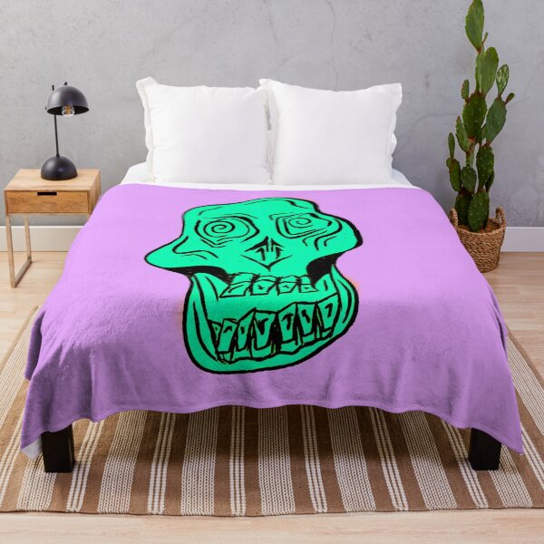 Item preview, Green Skull Face designed and sold by LadyMayDesigns9.