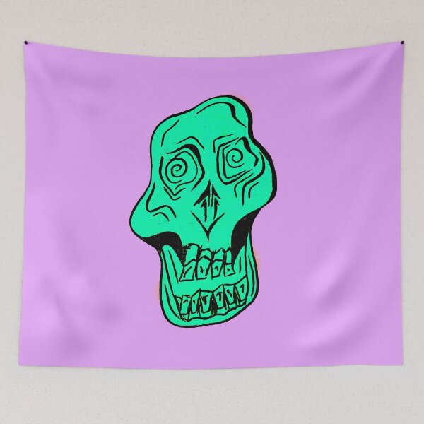 Item preview, Green Skull Face designed and sold by LadyMayDesigns9.