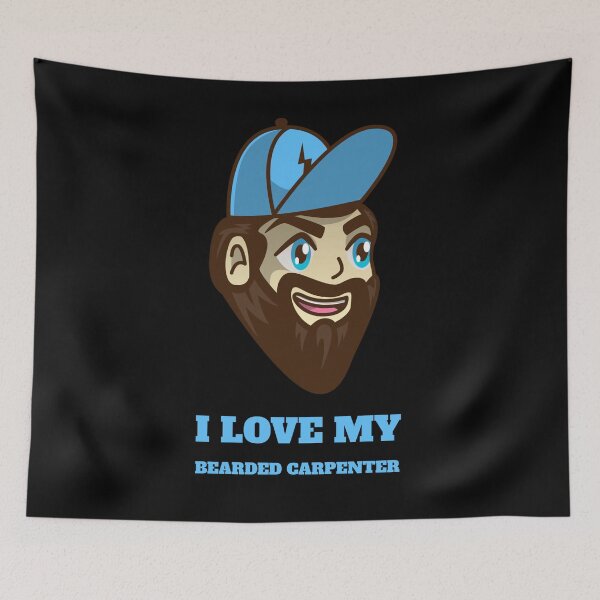 Item preview, I Love My Bearded Carpenter designed and sold by TKsTees.