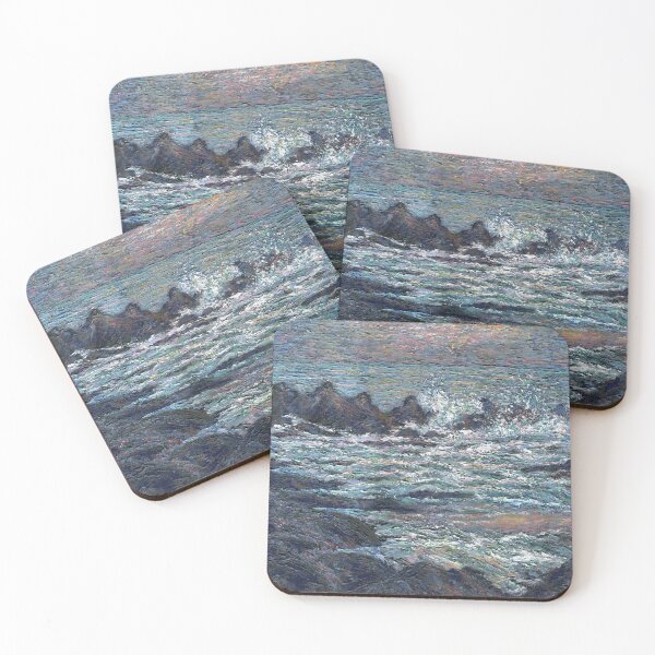 Item preview, Cornish moody seascape painting designed and sold by Marion Yeo.
