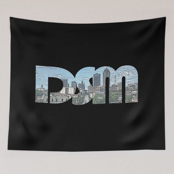 Item preview, Des Moines, Iowa DSM Cityscape designed and sold by CrabbyLobster.