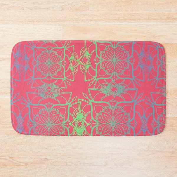 Item preview, light blue and light green pattern with pink background designed and sold by Jenna-Petten.