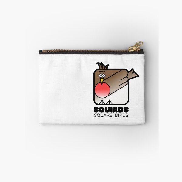 Item preview, Retro Minimalist Square Bird Red Robin Squirds designed and sold by Quooki.