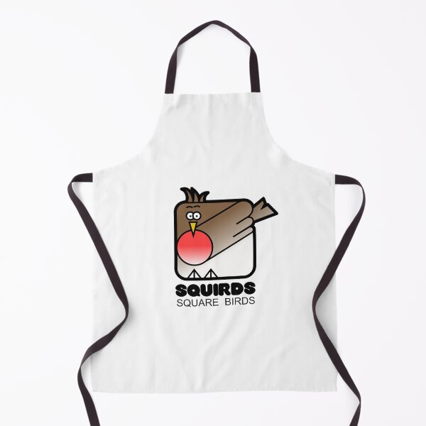 Item preview, Retro Minimalist Square Bird Red Robin Squirds designed and sold by Quooki.