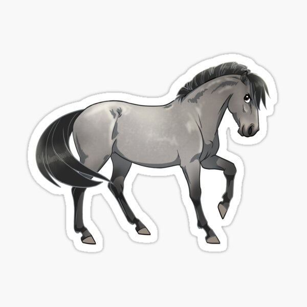 Item preview, Dark and grey horse designed and sold by Yulynh.