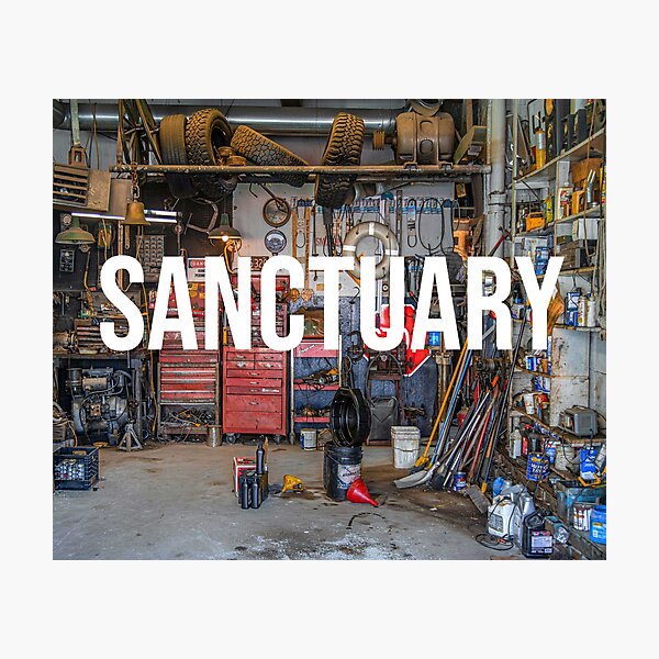 Mechanic Shirt - Sanctuary Photographic Print