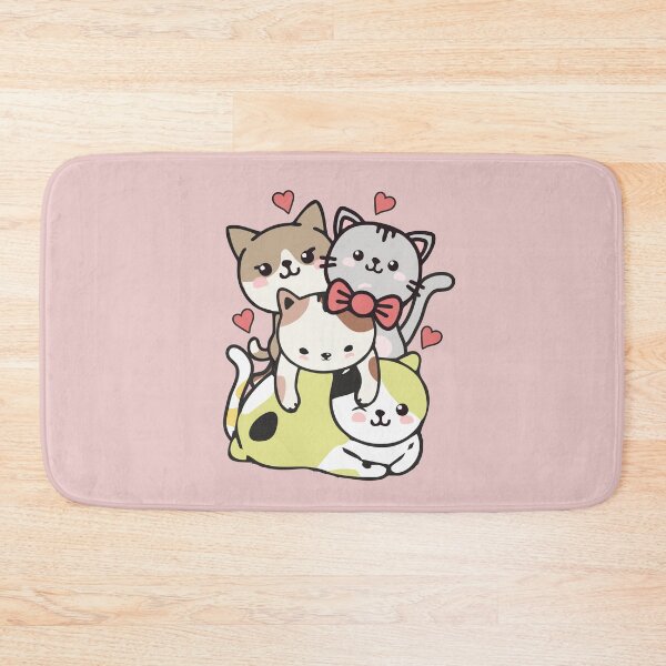 Item preview, Cats Kawaii Cute Cat Mountain Kittens Pile Anime Neko Lover Gift designed and sold by alenaz.
