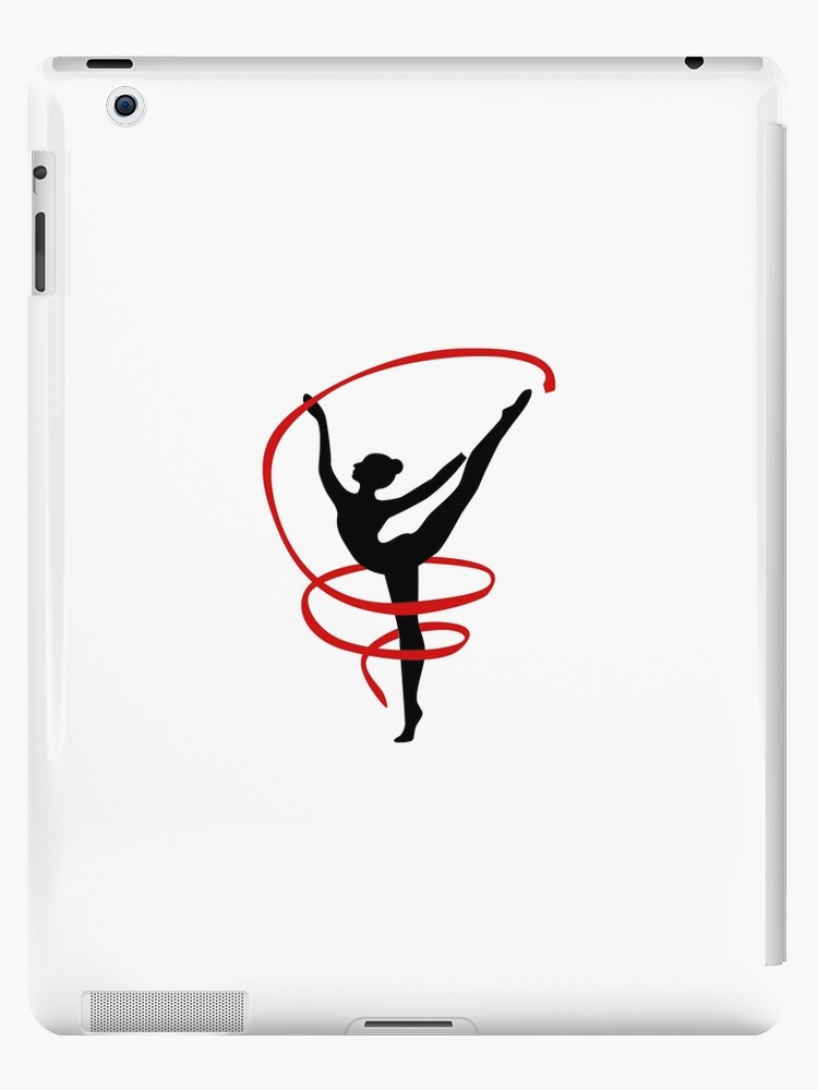 rhythmic gymnastics ribbon silhouette