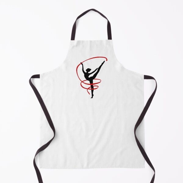 Item preview, Young Gymnast Woman Dance Ribbon Silhouette Performing Rhythmic / Rhythmic Gymnastics designed and sold by minstore.