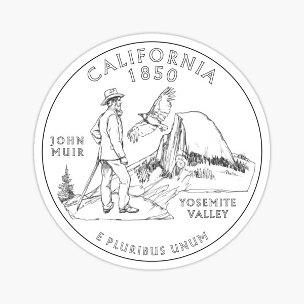 John Muir Sticker
