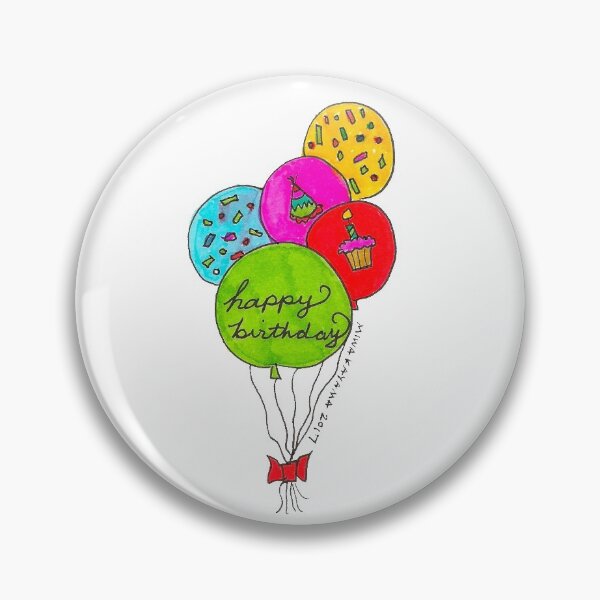 Item preview, Birthday Balloons designed and sold by wolflenoa.