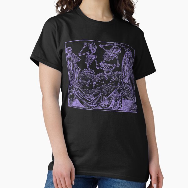 Item preview, Dance of Death / Dance of macabre - violet print designed and sold by Bela-Manson.